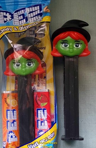 (image for) 2024 Green Girl Witch Pez MIB