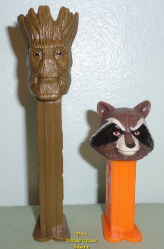 (image for) Guardians of the Galaxy Mini Rocket & Groot Pez Loose