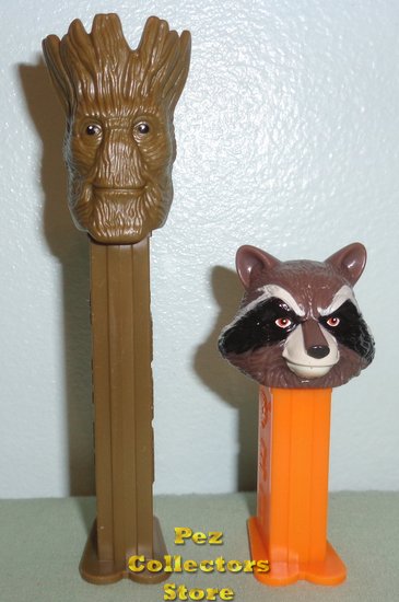 (image for) Guardians of the Galaxy Mini Rocket & Groot Pez Loose