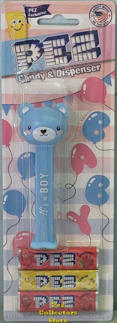 (image for) It's a BOY Blue Panda Pez for Baby Shower, Gender Reveal or Birth Announcement