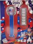 (image for) PAMP Suisse 4th of July USA Flag PEZ 30gm Silver Candies in Box