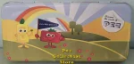 2010 European Pez Fruit Candy Hinged Metal Pencil Case (image for) 2010 European Pez Fruit Candy Hinged Metal Pencil Case