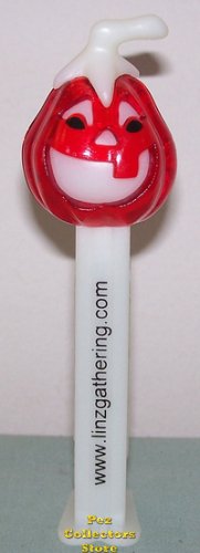 (image for) 2008 Linz Convention Red Crystal Pumpkin Pez only 200 Made