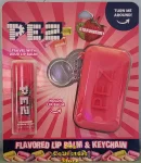 (image for) Taste PEZ Strawberry Flavored Lip Balm and Candy Brick Keychain Holder