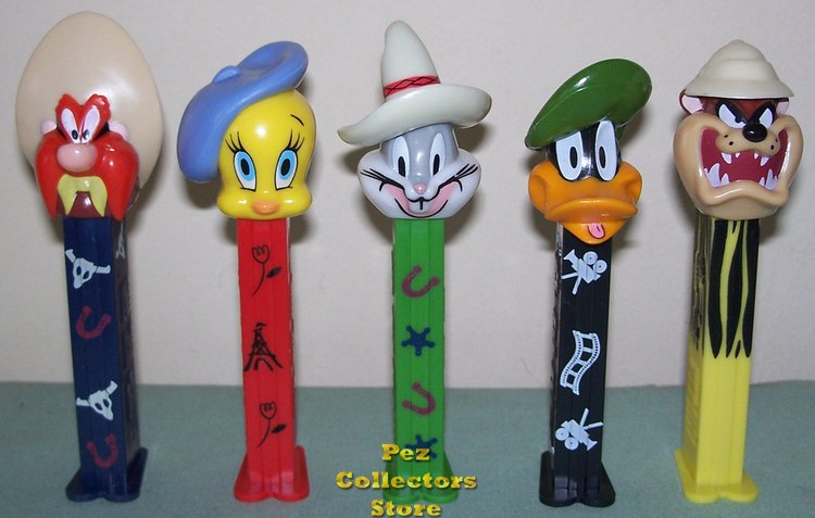 (image for) Looney Tunes Back in Action Pez - set of 5 Original Loose!