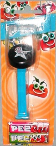 (image for) 2004 Metro Stars Hockey Puck Pez on Blue Stem Euro Promo MOC!