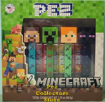 (image for) Minecraft Pez Gift Set Enderman and Exclusive Printed Stem Pez