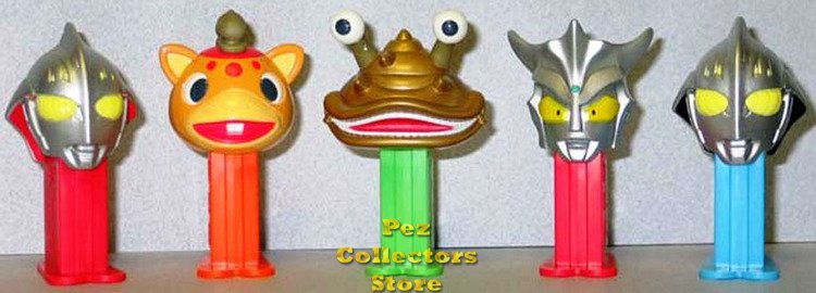 (image for) Set 011 Ultraman 3 Mini Pez Dispenser set of 5