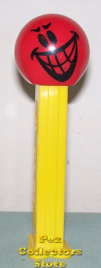 (image for) Mischevious Funky Face Pez on Yellow Stem Loose