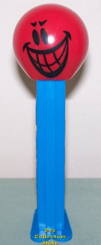 (image for) Mischevious Funky Face Pez on Blue Stem Loose