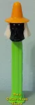 Misfit Witch Pez Black Face Orange Hat Neon Green Stem Loose (image for) Misfit Witch Pez Black Face Orange Hat Neon Green Stem Loose
