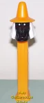 Misfit Witch Pez Black Face Orange Hat on an Orange Stem (image for) Misfit Witch Pez Black Face Orange Hat on an Orange Stem