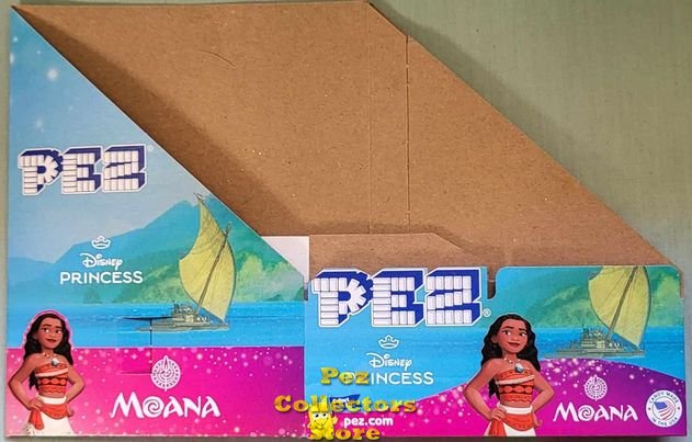 (image for) 2024 Moana Disney Princess Pez Counter Display Box