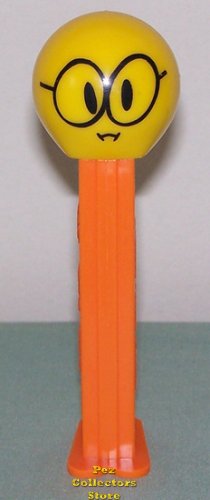 (image for) Nerd Funky Face Pez on Orange Stem Loose