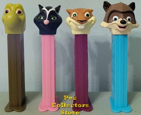 (image for) Over the Hedge Set of 4 DreamWorks Pez Loose SOS