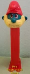 Smurfs Series I Papa Smurf Pez 3.9 Thin Feet No Country Stem (image for) Smurfs Series I Papa Smurf Pez 3.9 Thin Feet No Country Stem