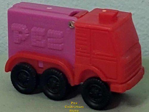 (image for) Pez Party Favor Mini Truck Red Cab Purple Trailer Stem Loose