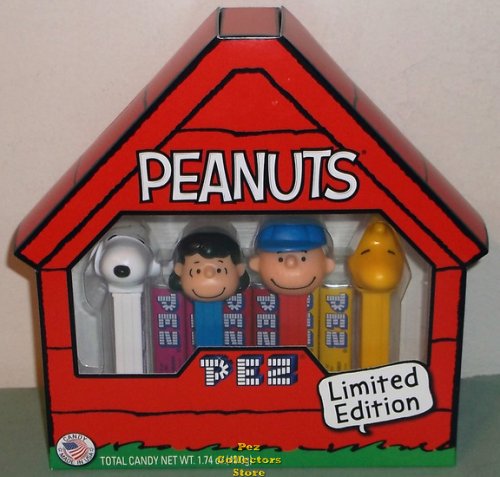 (image for) 65th Anniversary Peanuts Pez Snoopy Doghouse Boxed Set