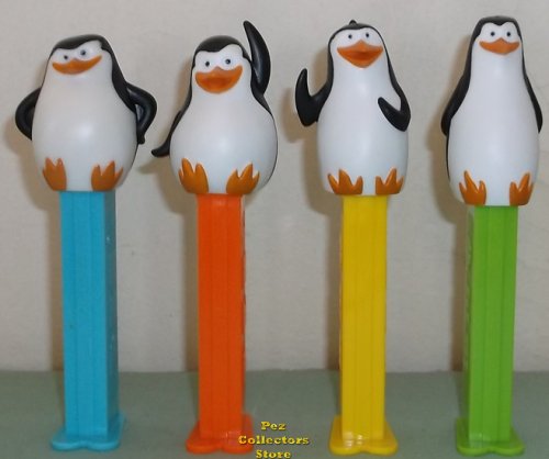 (image for) European Penguins of Madagascar Pez Set Loose