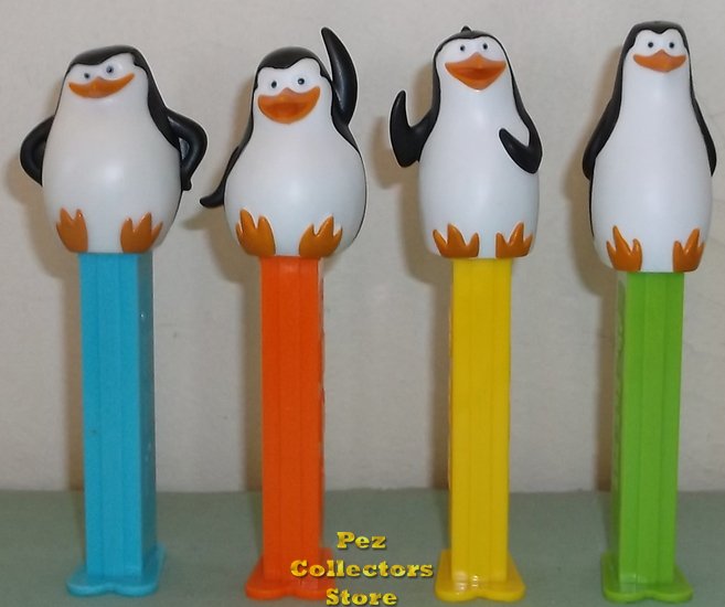 (image for) European Penguins of Madagascar Pez Set Loose