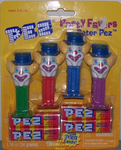 (image for) Pez Party Favor Peter Pez set of 4 MOC