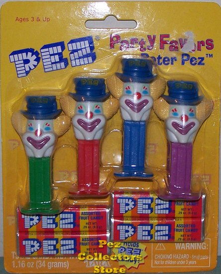 (image for) Pez Party Favor Peter Pez set of 4 MOC