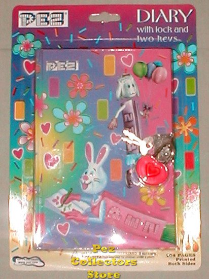 (image for) Pez Diary 144 Pages with Lock and Keys!