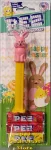 (image for) 2025 Pink Sitting Easter Bunny Pez on Yellow Stem Mint on Card