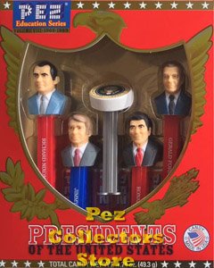 (image for) Boxed Set USA Presidential Pez Series Volume 8 - 1969 to 1989