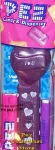 (image for) 2005 Purple Valentines Heart Pez - Italic Font I Heart U MIB