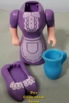 Purple Dress Maid Pez Body Parts from Series 1 Loose (image for) Purple Dress Maid Pez Body Parts from Series 1 Loose