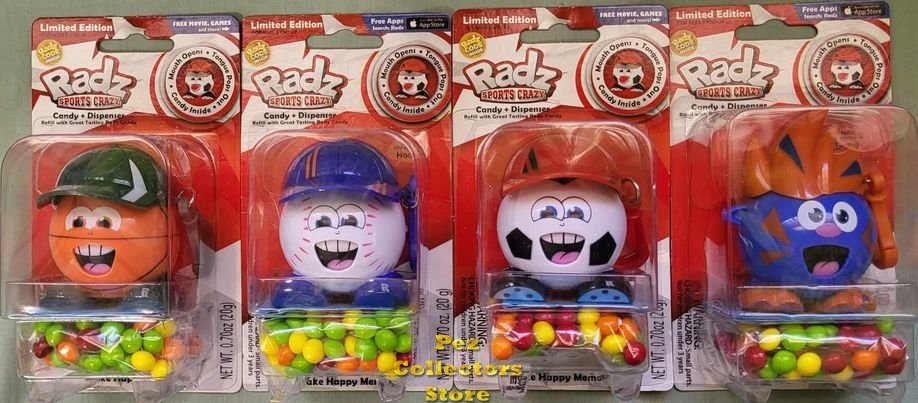 (image for) Radz Sports Crazy Set of 4 Homer, Hoops, Jaxon and PK MOC