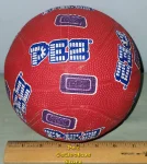 PEZ 7" Basketball Red with Purple Pez Candies 2007 Good Stuff (image for) PEZ 7" Basketball Red with Purple Pez Candies 2007 Good Stuff