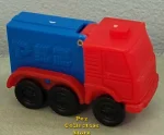 (image for) Pez Party Favor Mini Truck Red Cab Blue Trailer Stem Loose