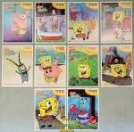 (image for) Set of 10 2008 Simpsons PEZ Stickers - European Inserts