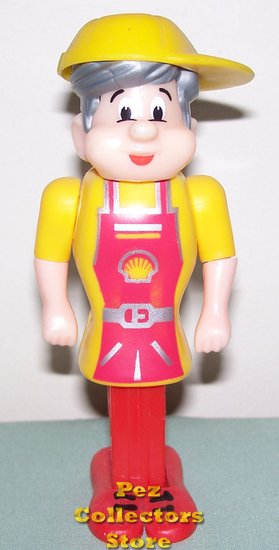 (image for) Shell Gas Pez Pal Boy with Silver Hair and Body Parts Loose