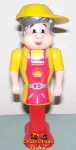 (image for) Shell Gas Pez Pal Boy with Silver Hair and Body Parts Loose