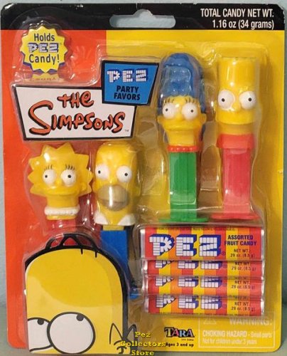 (image for) Simpsons Pez Party Favors - Mini Pez MOC!