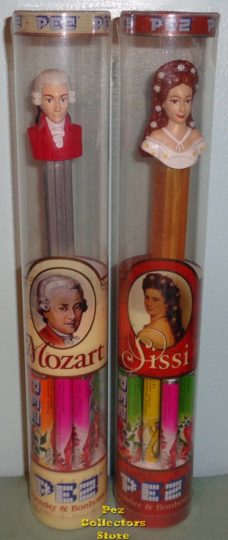 (image for) Empress Sissi and Mozart Pez Mint in Tube