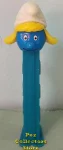 (image for) Smurfs Smurfette Pez with Printed Mouth but No Eyelashes on 3.9 Thin Feet