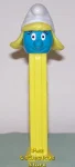 Smurfs Series I Smurfette Pez with Eyelashes Yellow Hungary Stem (image for) Smurfs Series I Smurfette Pez with Eyelashes Yellow Hungary Stem