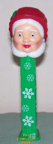 (image for) 2007 Snowflake Stem Christmas Mrs Clause Pez Loose