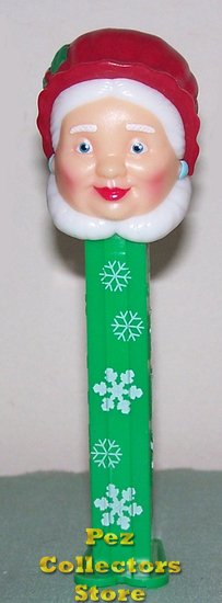 (image for) 2007 Snowflake Stem Christmas Mrs Clause Pez Loose