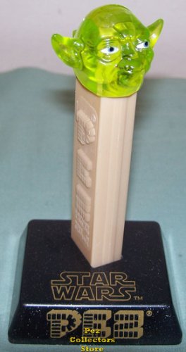 (image for) Limited Edition Crystal Yoda Pez with Stand