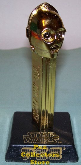 (image for) Limited Edition Golden C3PO Pez with Stand