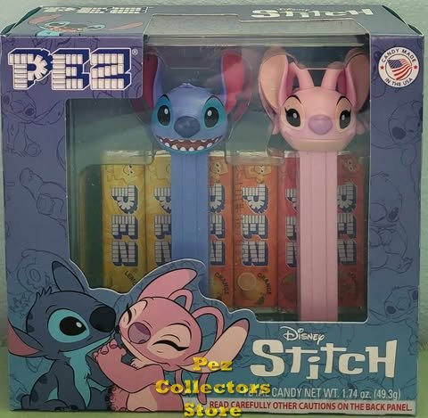 (image for) Stitch and Angel Pez Twin Pack