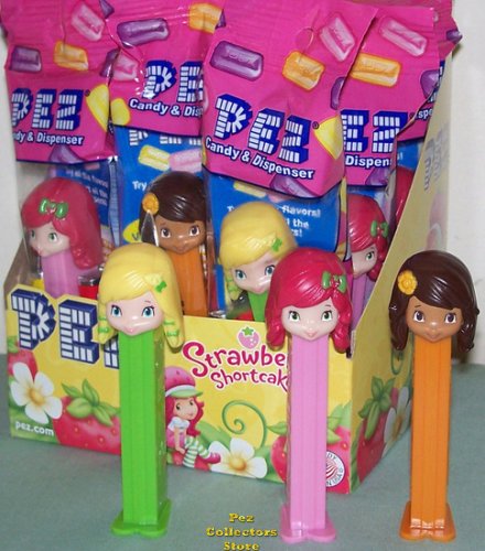 (image for) Strawberry Shortcake, Lemon Meringue and Orange Blossom Pez MIB