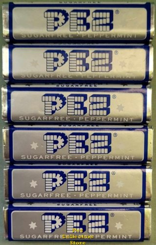 (image for) 6 Rolls European Sugar Free Peppermint Pez Candy