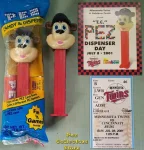 (image for) Twins TC Bear Promo Pez 1998 copyright MIB with Card and Game Ticket