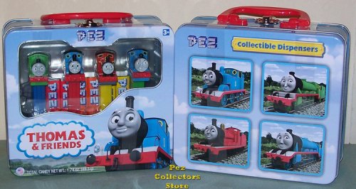 (image for) Thomas and Friends Pez Gift Tin Lunch Box